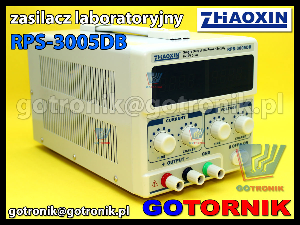 RPS-3005DB zasilacz laboratoryjny 30V 5A regulowany ZHAOXIN