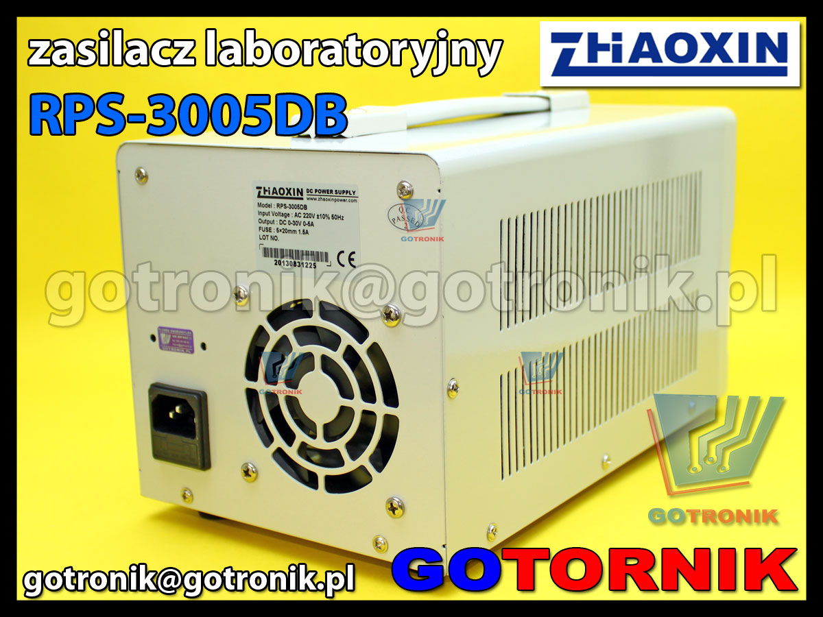 RPS-3005DB zasilacz laboratoryjny 30V 5A regulowany ZHAOXIN