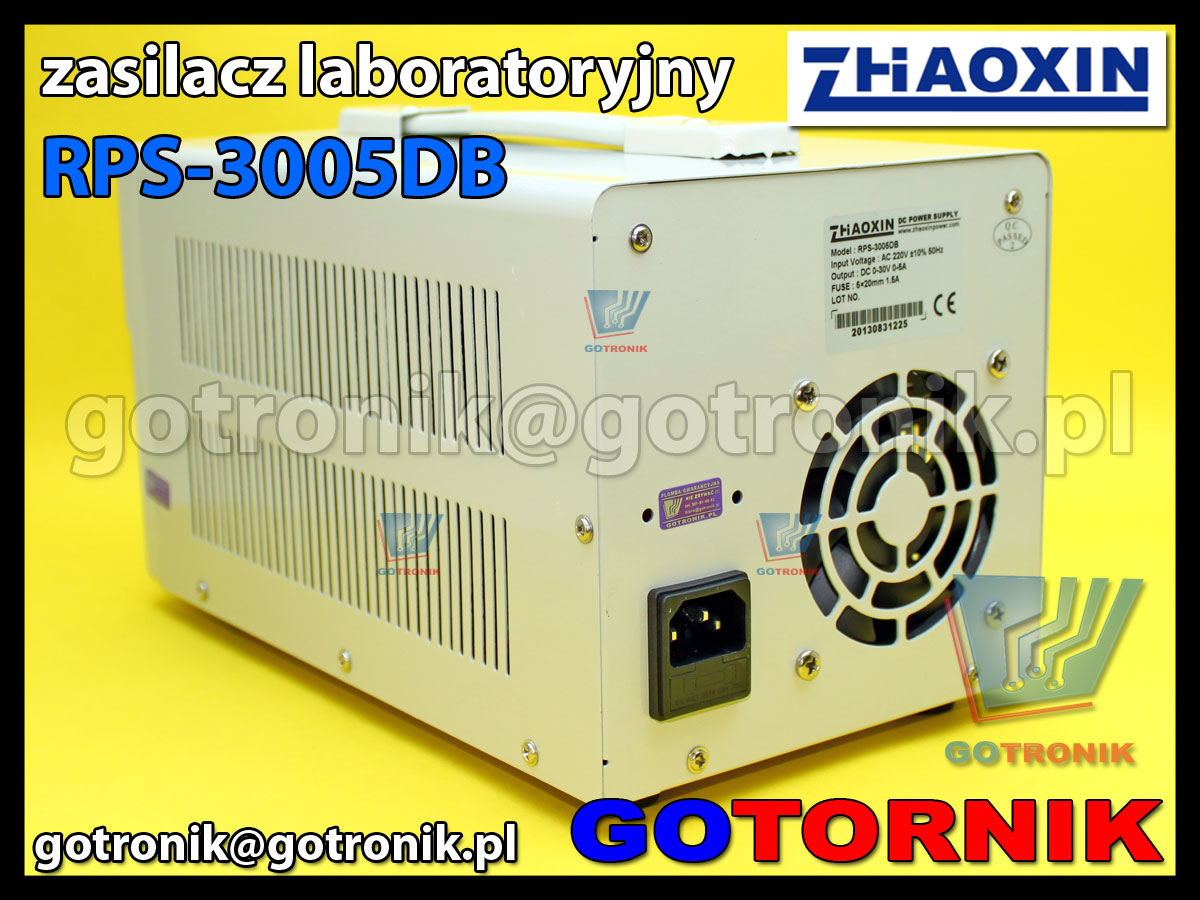 RPS-3005DB zasilacz laboratoryjny 30V 5A regulowany ZHAOXIN