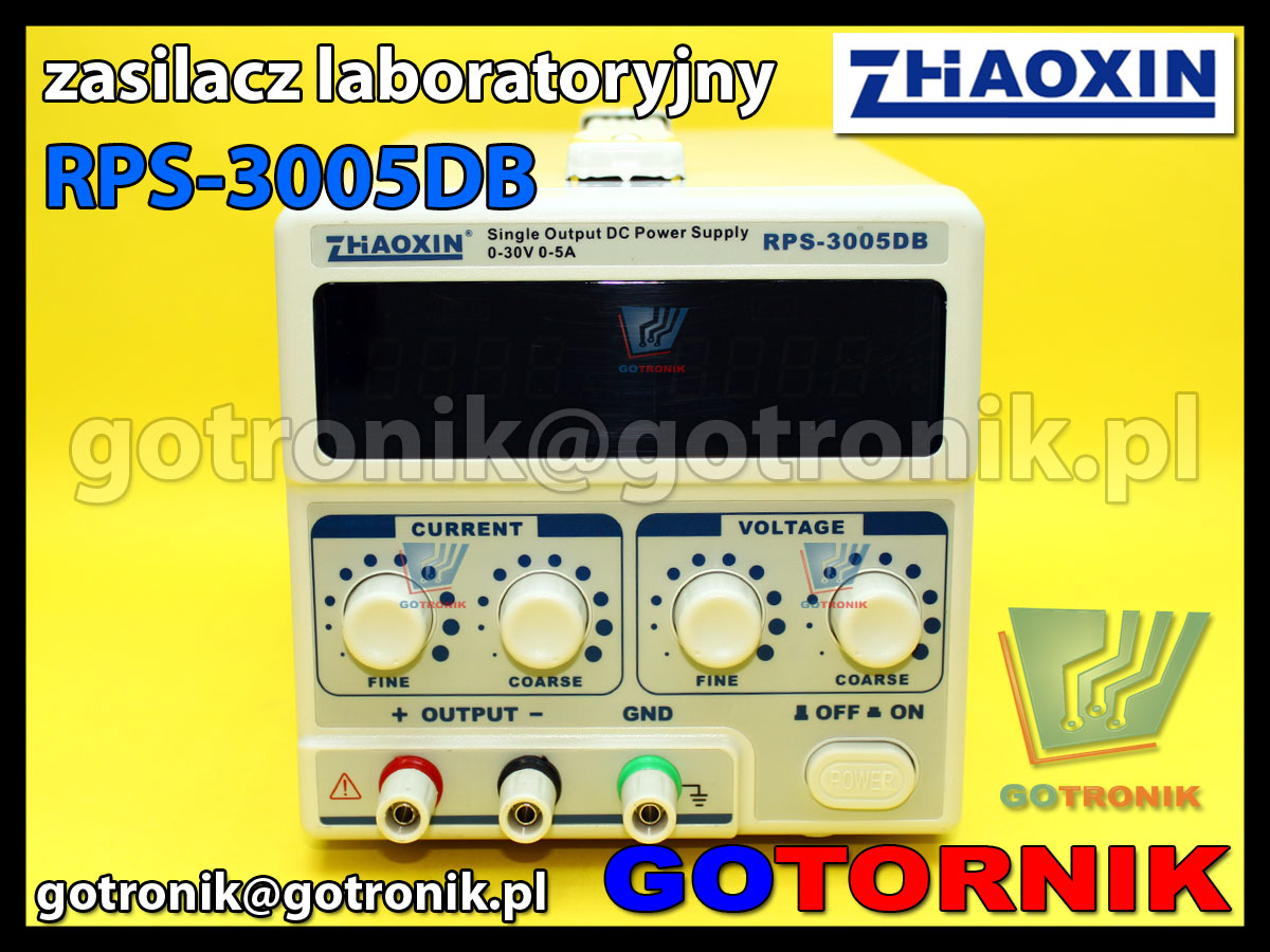 RPS-3005DB zasilacz laboratoryjny 30V 5A regulowany ZHAOXIN