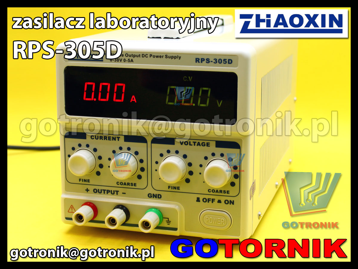 RPS-305CM zasilacz laboratoryjny 30V 5A regulowany ZHAOXIN