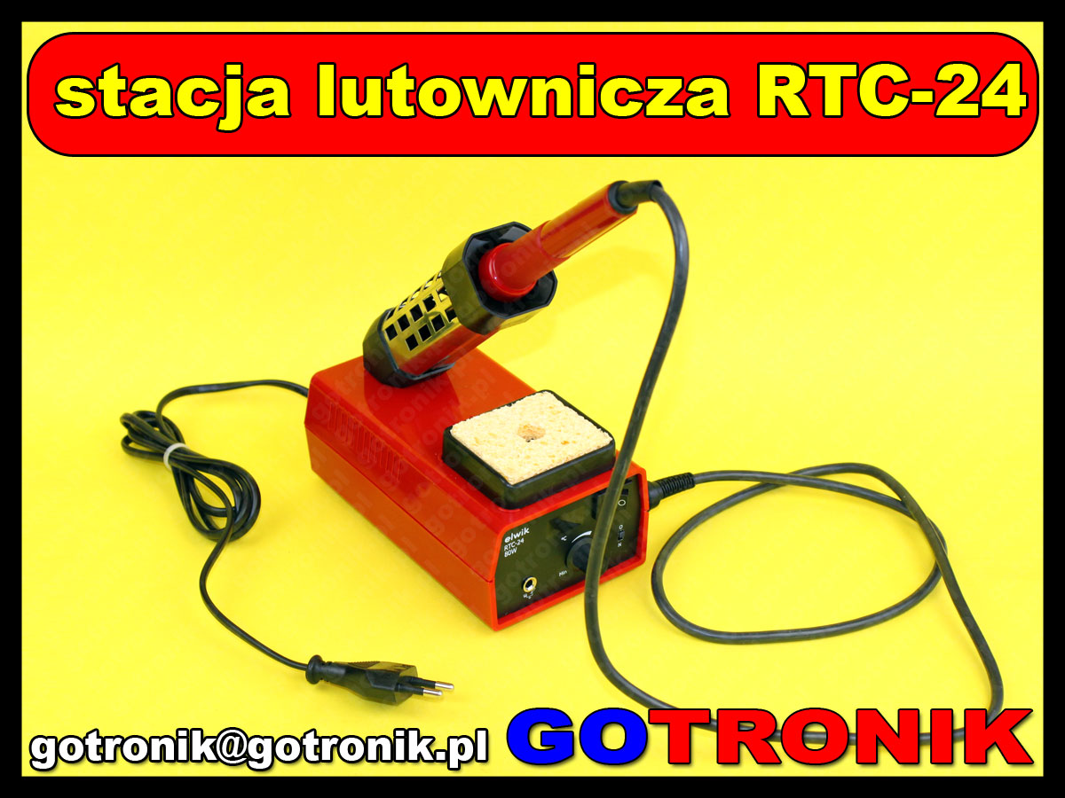 elwik RTC-24 stacja lutownicza cyfrowa grotowa moc 80W wymienne groty