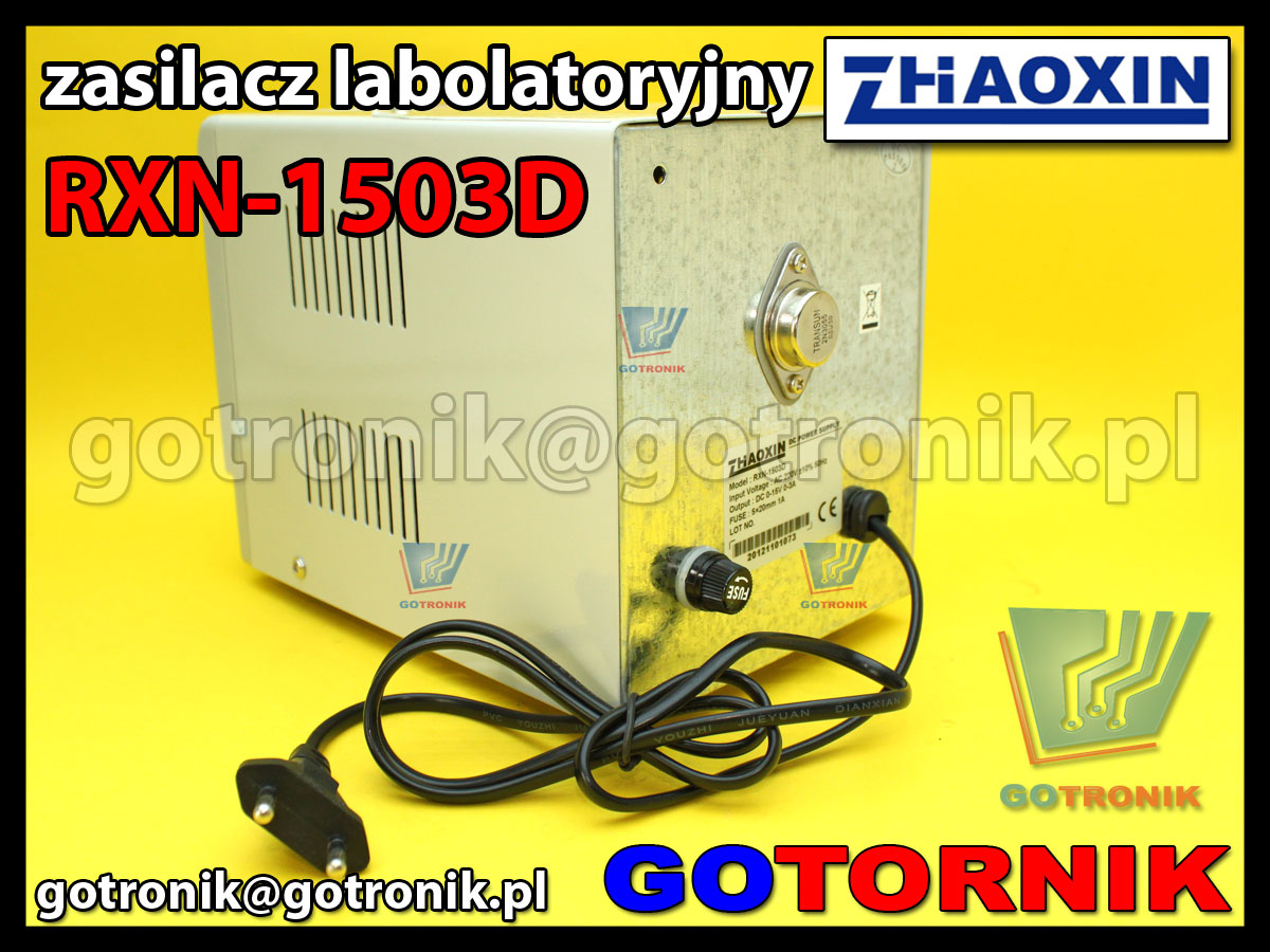 RXN-1503D RXN1503D Zhaoxin zasilacz laboratoryjny 15V 3A regulowany
