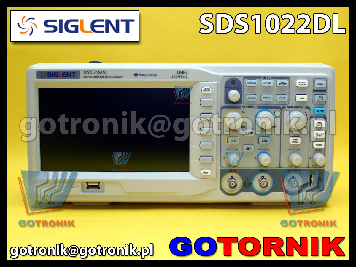 SDS1022DL SIGLENT GOTRONIK oscyloskop cyfrowy