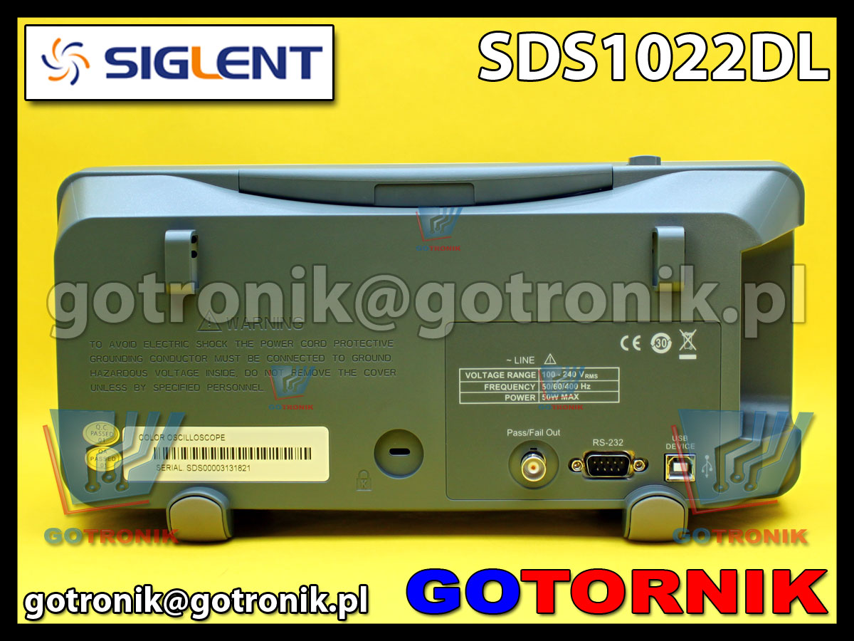 SDS1022DL SIGLENT GOTRONIK oscyloskop cyfrowy