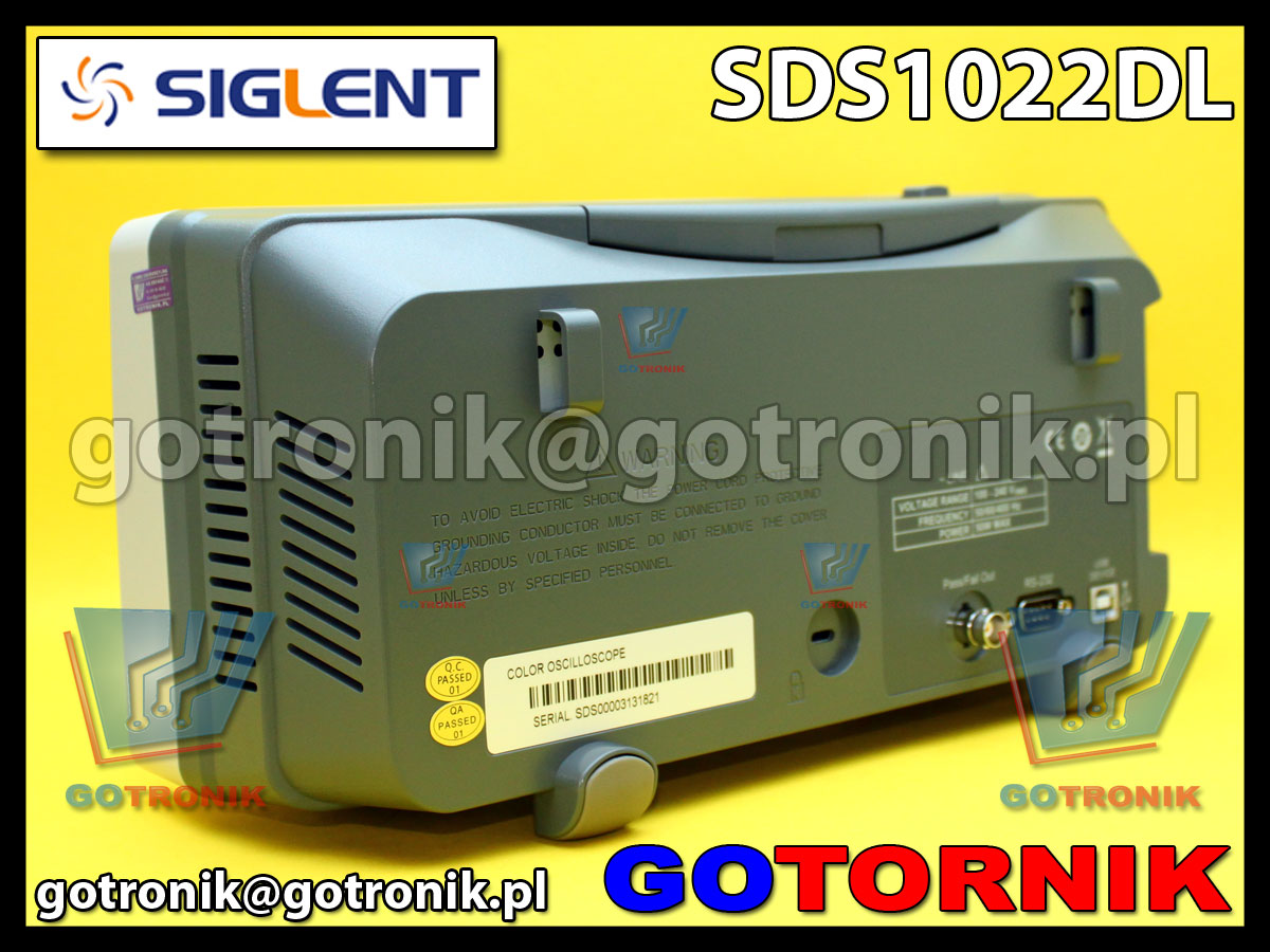 SDS1022DL SIGLENT GOTRONIK oscyloskop cyfrowy