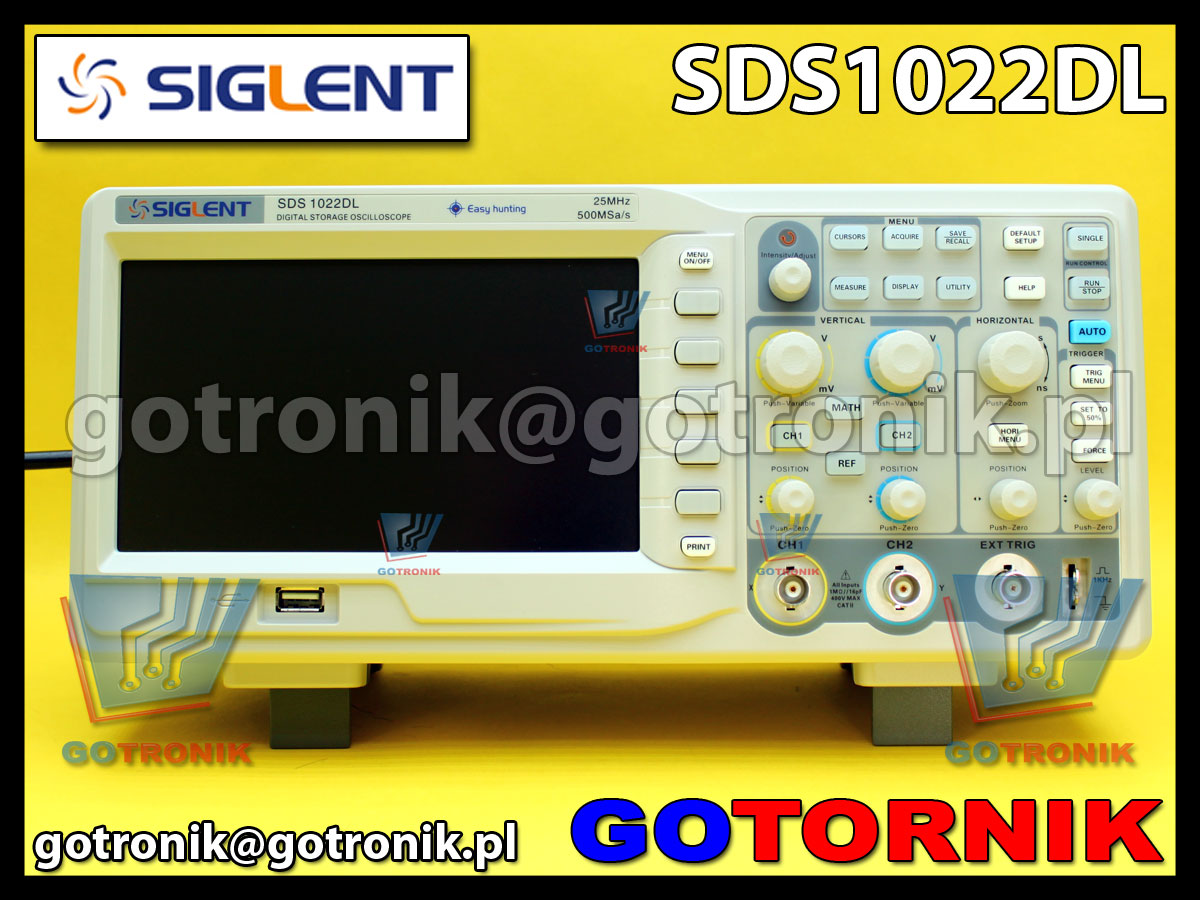 SDS1022DL SIGLENT GOTRONIK oscyloskop cyfrowy