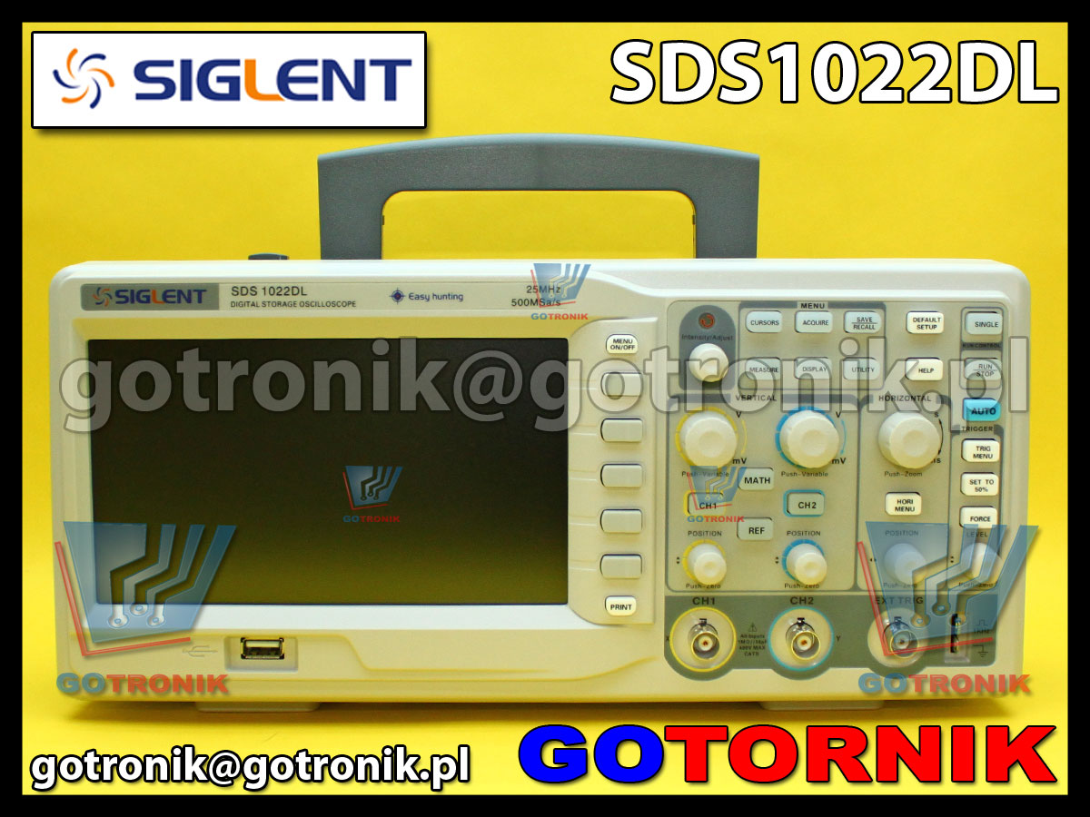 SDS1022DL SIGLENT GOTRONIK oscyloskop cyfrowy