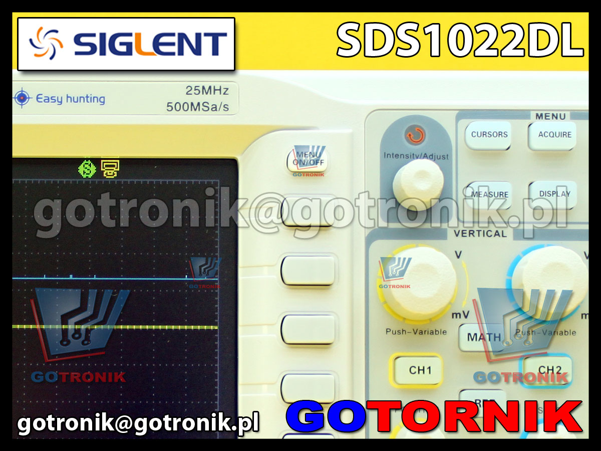 SDS1022DL SIGLENT GOTRONIK oscyloskop cyfrowy