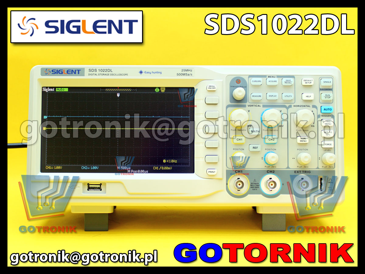 SDS1022DL SIGLENT GOTRONIK oscyloskop cyfrowy