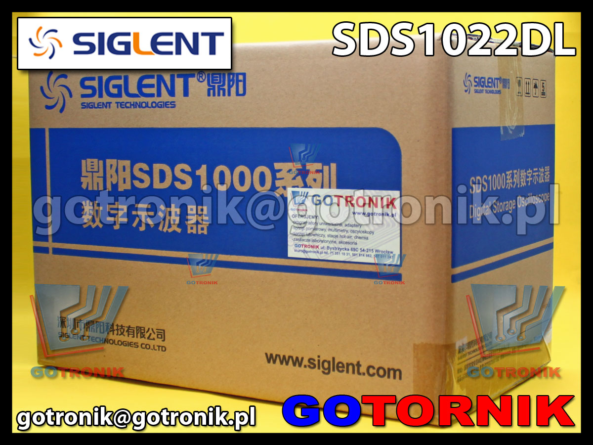 SDS1022DL SIGLENT GOTRONIK oscyloskop cyfrowy