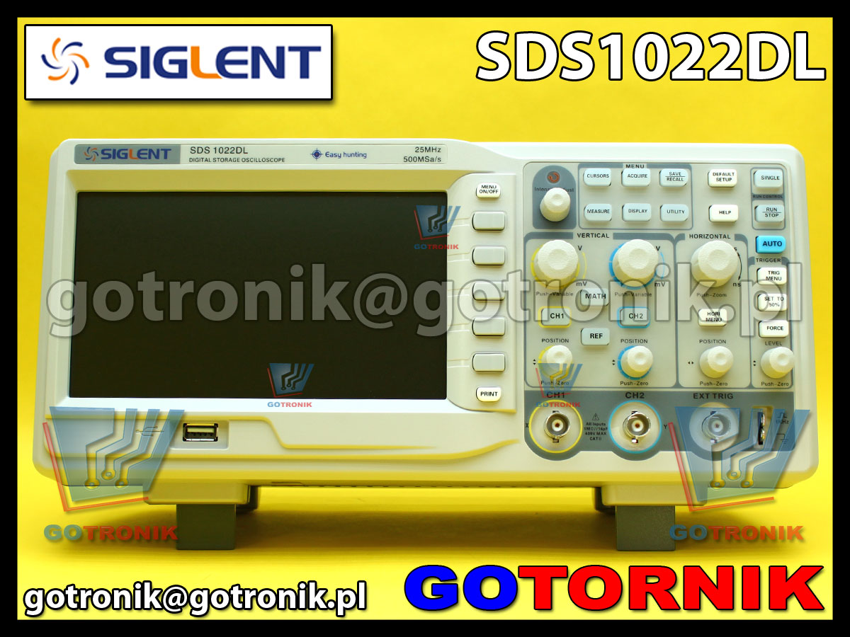 SDS1022DL SIGLENT GOTRONIK oscyloskop cyfrowy