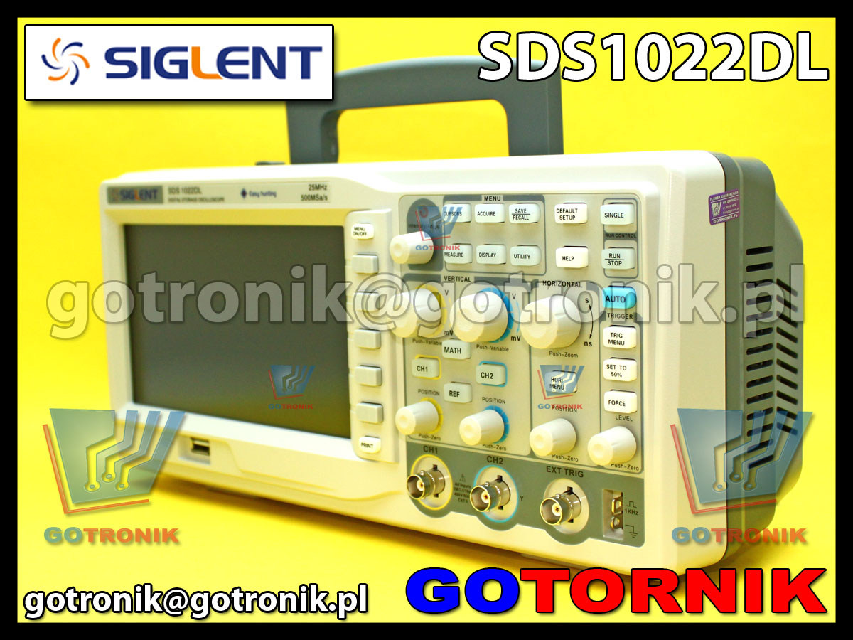 SDS1022DL SIGLENT GOTRONIK oscyloskop cyfrowy