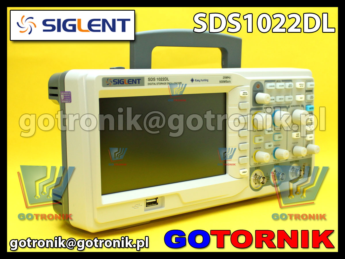 SDS1022DL SIGLENT GOTRONIK oscyloskop cyfrowy