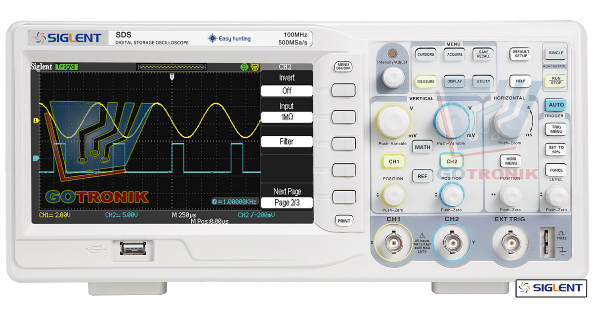 Siglent GOTRONIK oscyloskopy cyfrowe