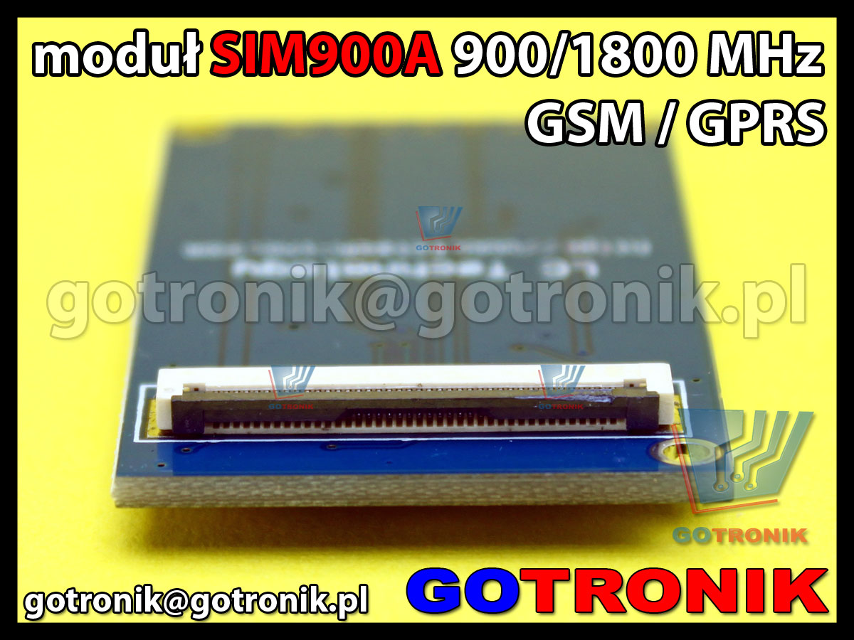 moduł SIM900A 900/1800 MHz  GSM/GPRS IPX