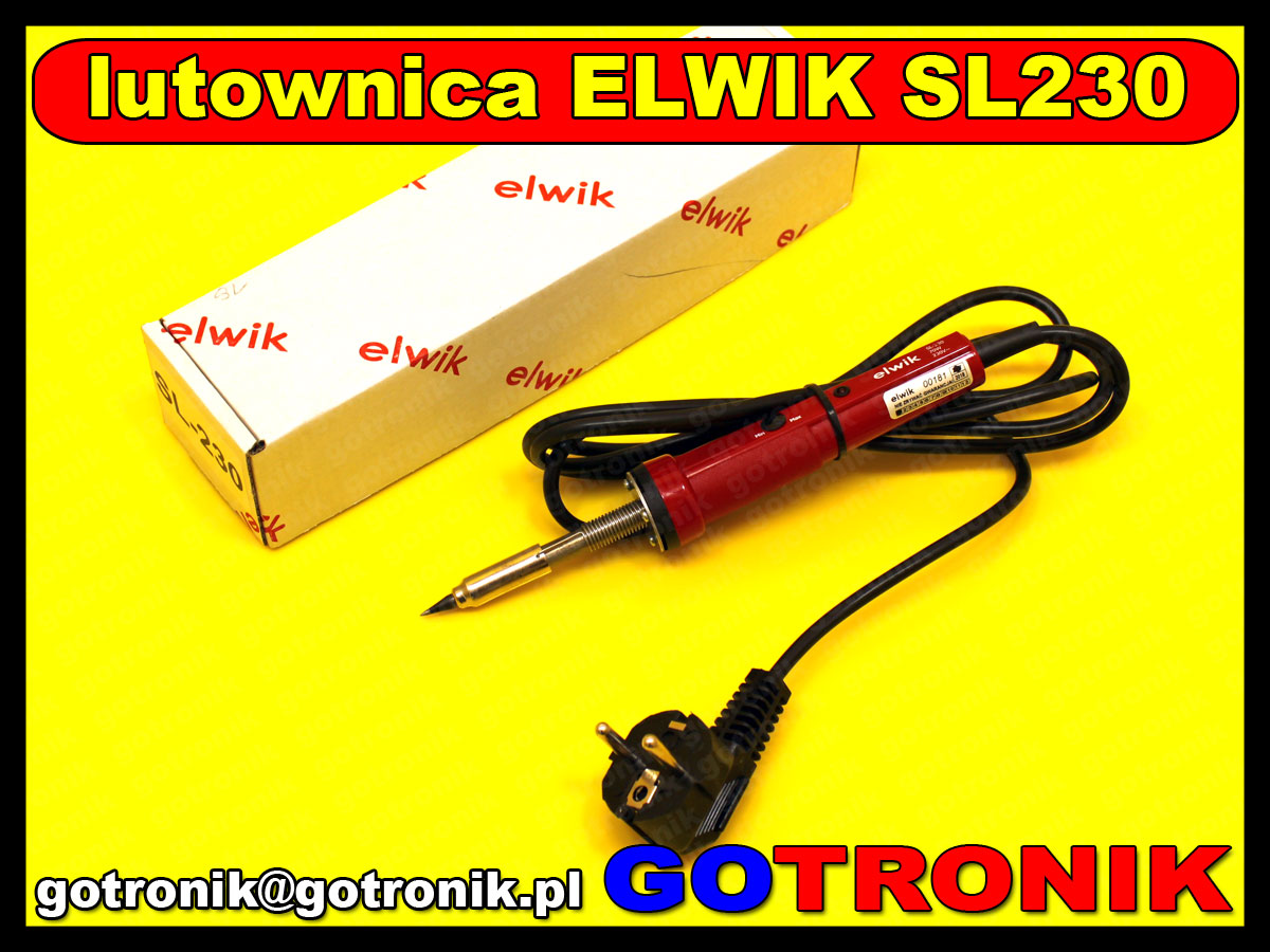 SL230 Elwik lutownica z regulacją temperatury 70W 230V AC LERT-220
