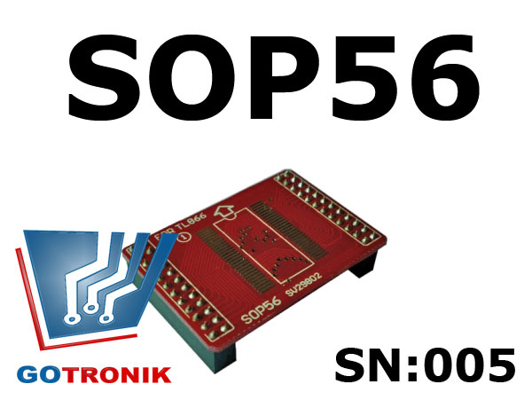 SN:005 Adapter SOP56 do programatorów TL866A/CS 