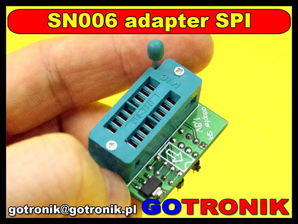 adapter SN006 adaptro SPI 1,8V TL866 programator MiniPro