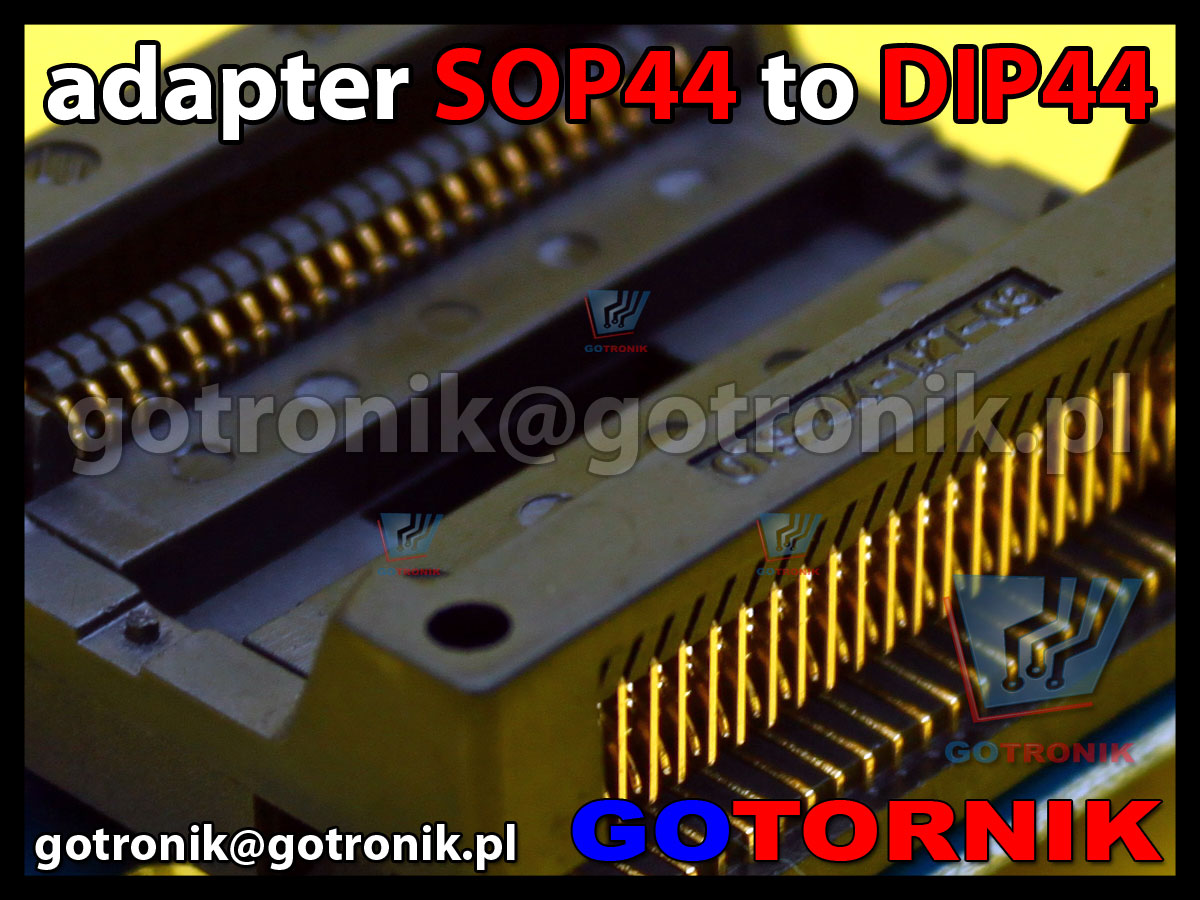 SOP44 to DIP44 adapter uniwersalny do programatorów pamięci 29F200, 29F400, 29F800