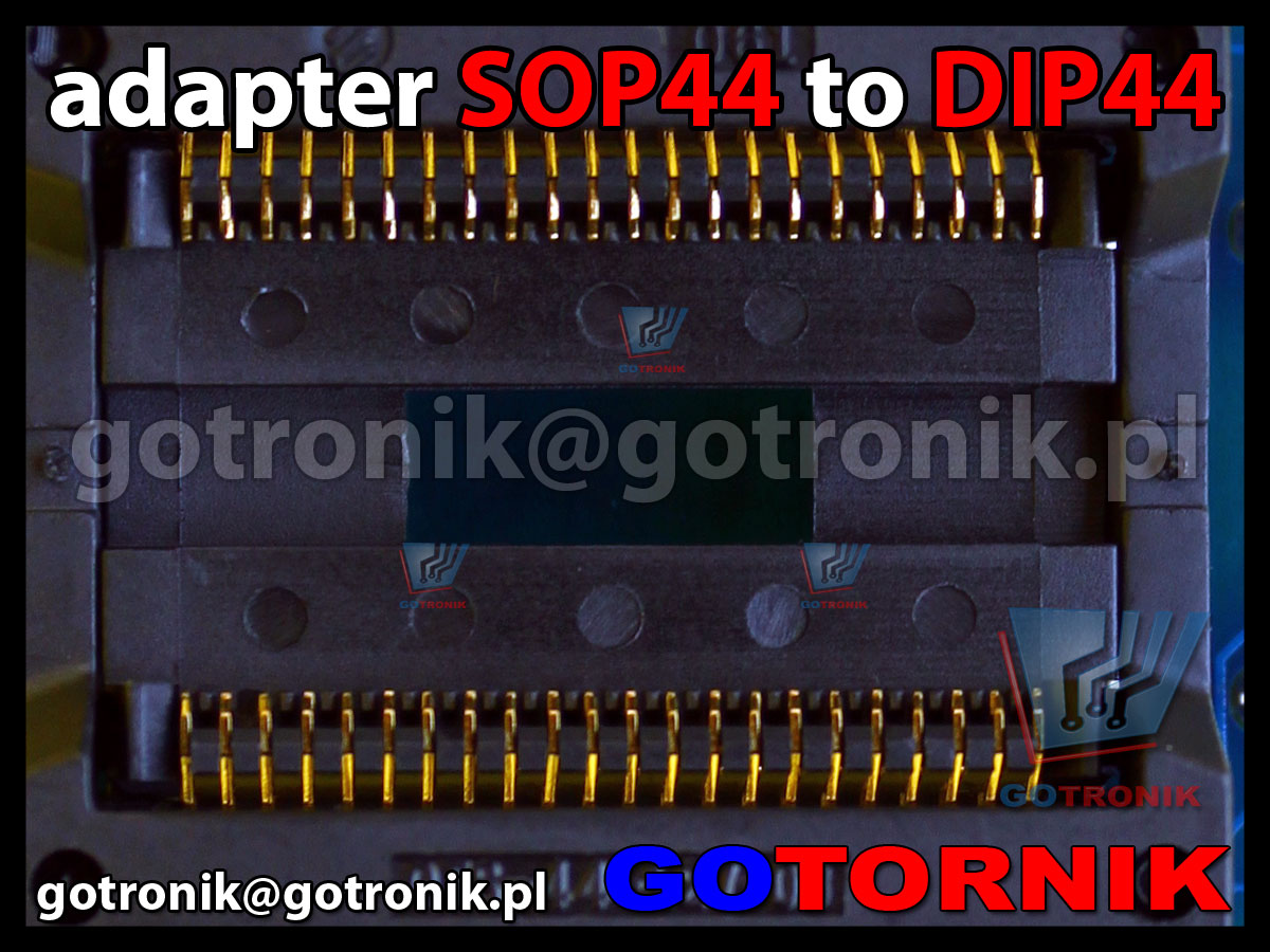 SOP44 to DIP44 adapter uniwersalny do programatorów pamięci 29F200, 29F400, 29F800