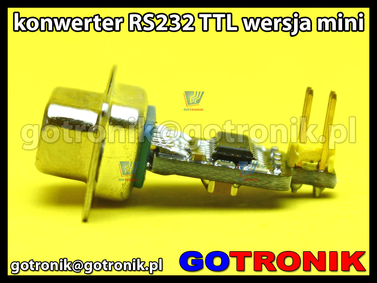 Konwerter RS323 TLL 3.3V lub 5V wersja mini SP3232EEN