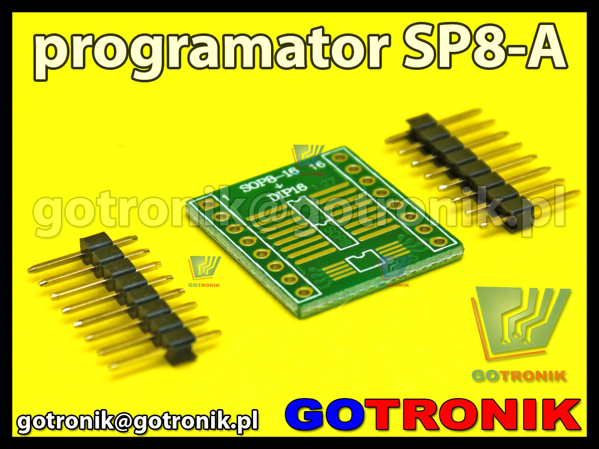 SP8-A programator pamięci szeregowych SPI serial eeprom i2c SP8A USB