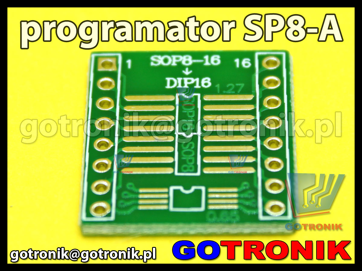 SP8-A programator pamięci szeregowych SPI serial eeprom i2c SP8A USB