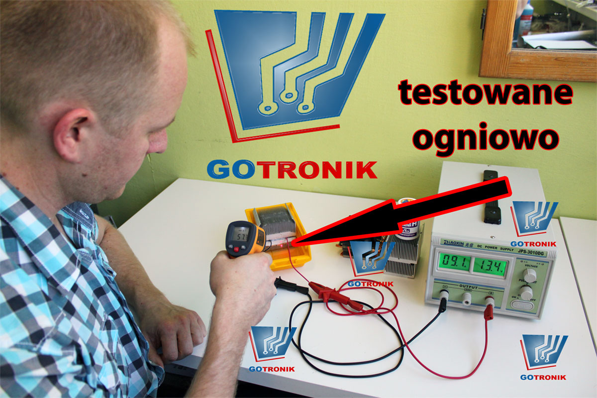 Testowanie ogniw Peltiera - GOTRONIK 2013