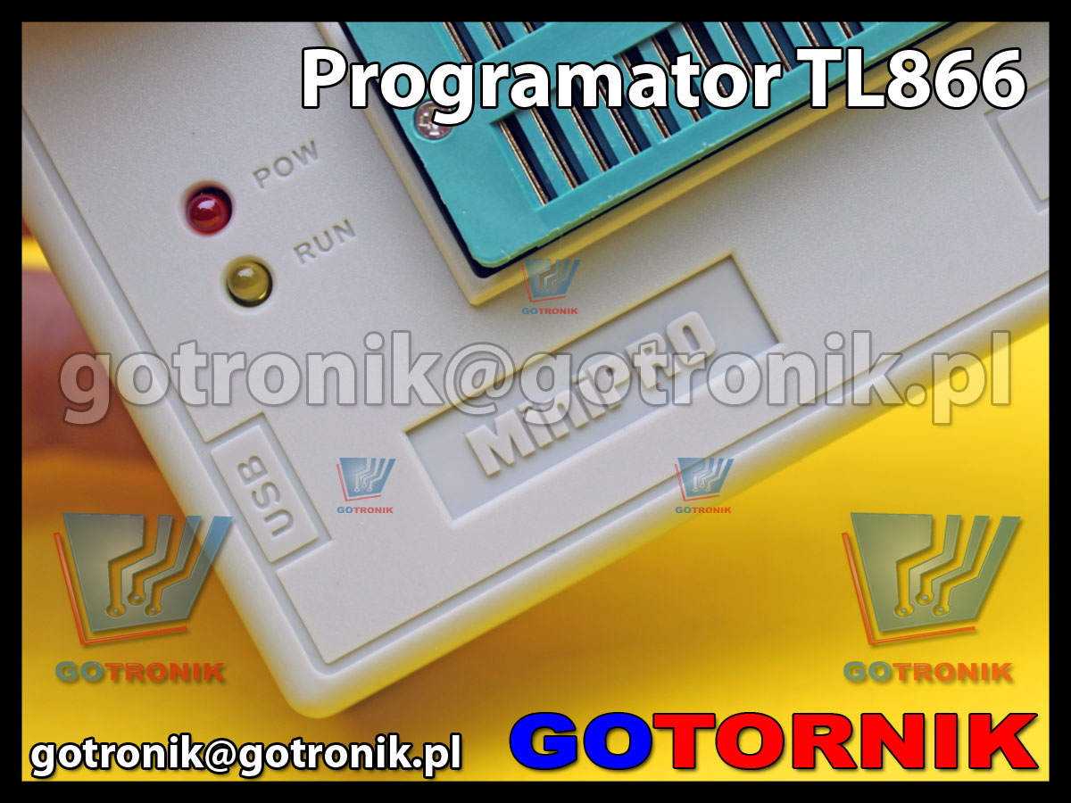 TL866A programator pamięci uniwersalny EPROM, FLASH, Serial eeprom, pamięci szeregowych, SPI, MicroWire, I2C, UV