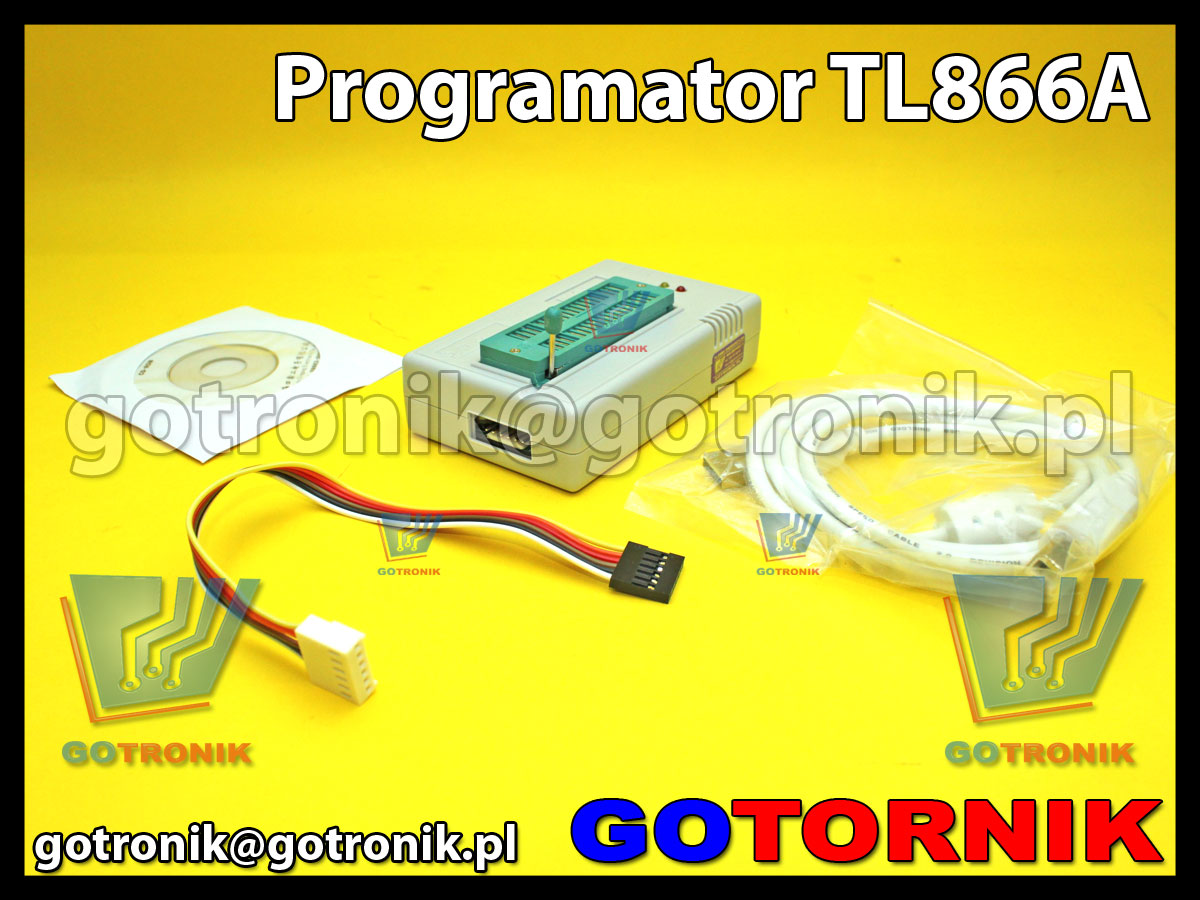 TL866A programator pamięci uniwersalny EPROM, FLASH, Serial eeprom, pamięci szeregowych, SPI, MicroWire, I2C, UV