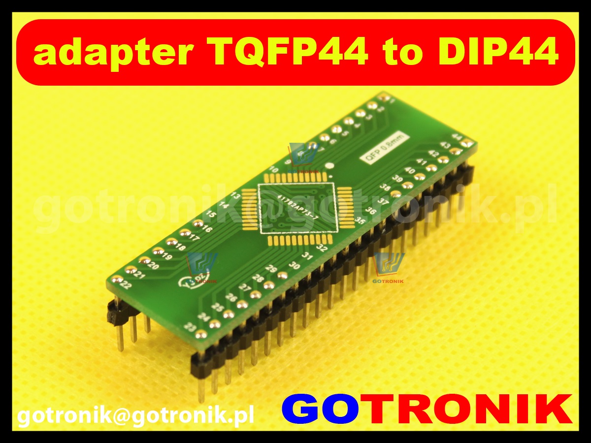 Adapter TQFP44 to DIP44
