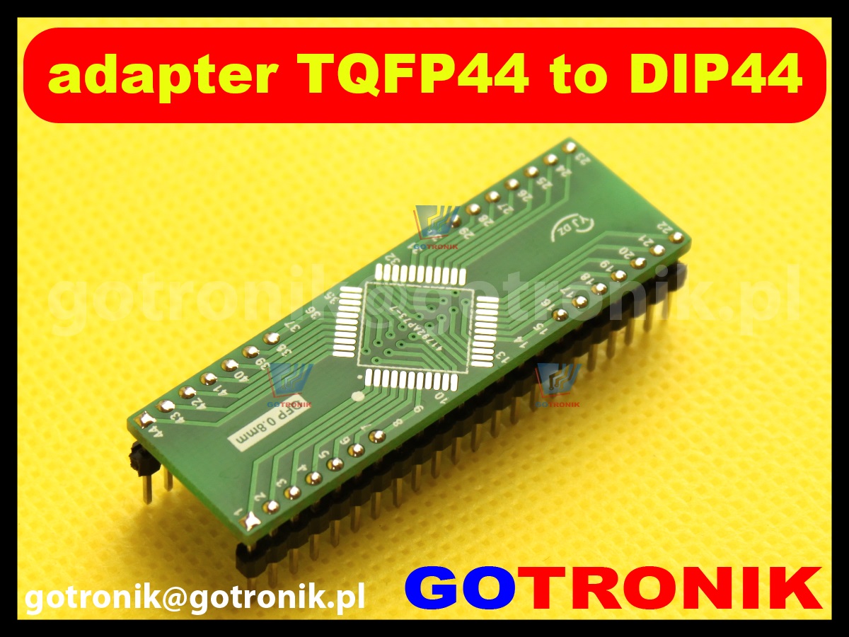 Adapter TQFP44 to DIP44