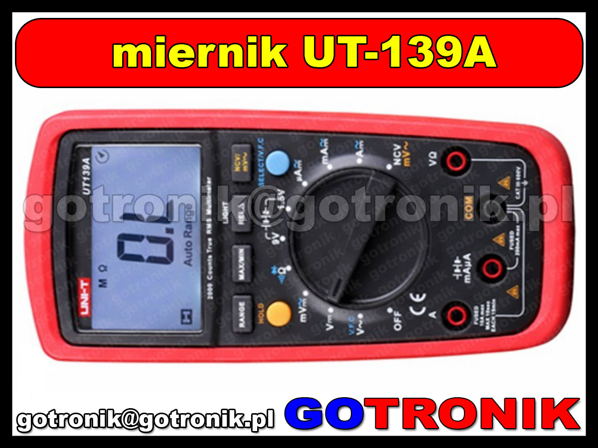 Multimetr uniwersalny UT139A firmy Uni-t