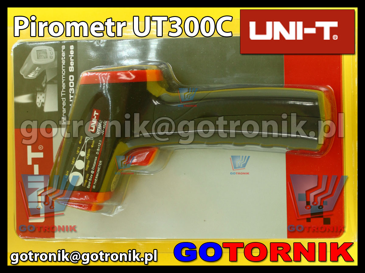UT300C pirometr cyfrowy miernik tempearatury UNI-T UT-300C