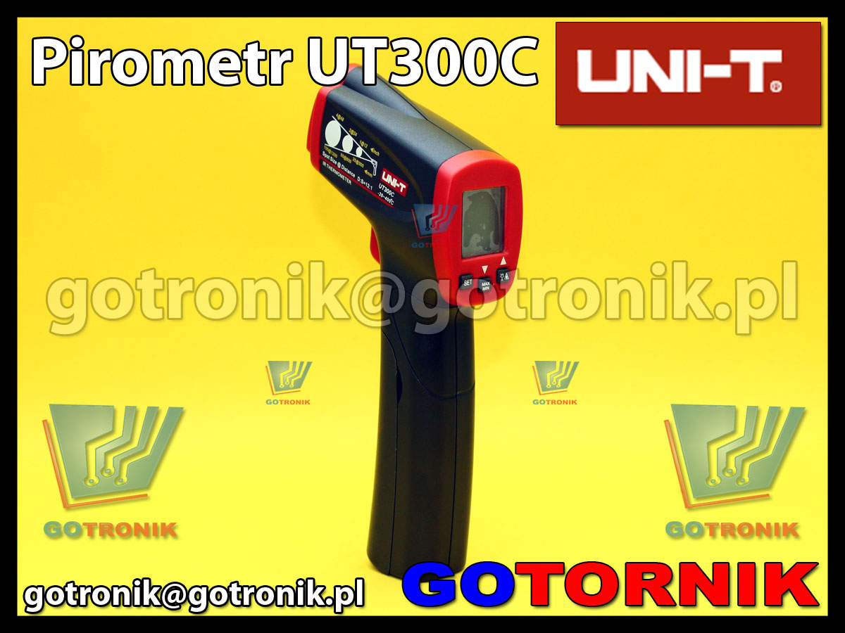 UT300C pirometr cyfrowy miernik tempearatury UNI-T UT-300C