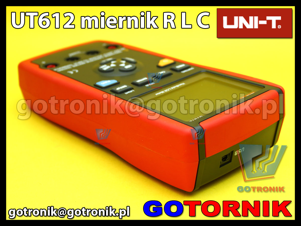 UT612 miernik RLC pojemności indukcyjności rezystancji USB Uni-t