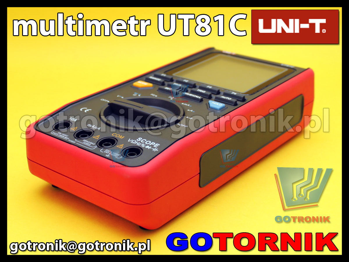 UT81C multimetr cyfrowy USB z wbudowanym oscyloskopem 16MHz produkcji Uni-T