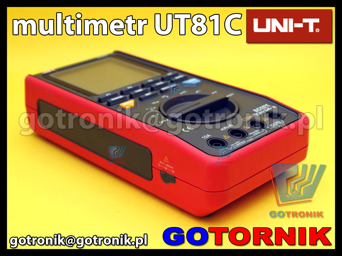UT81C multimetr cyfrowy USB z wbudowanym oscyloskopem 16MHz produkcji Uni-T
