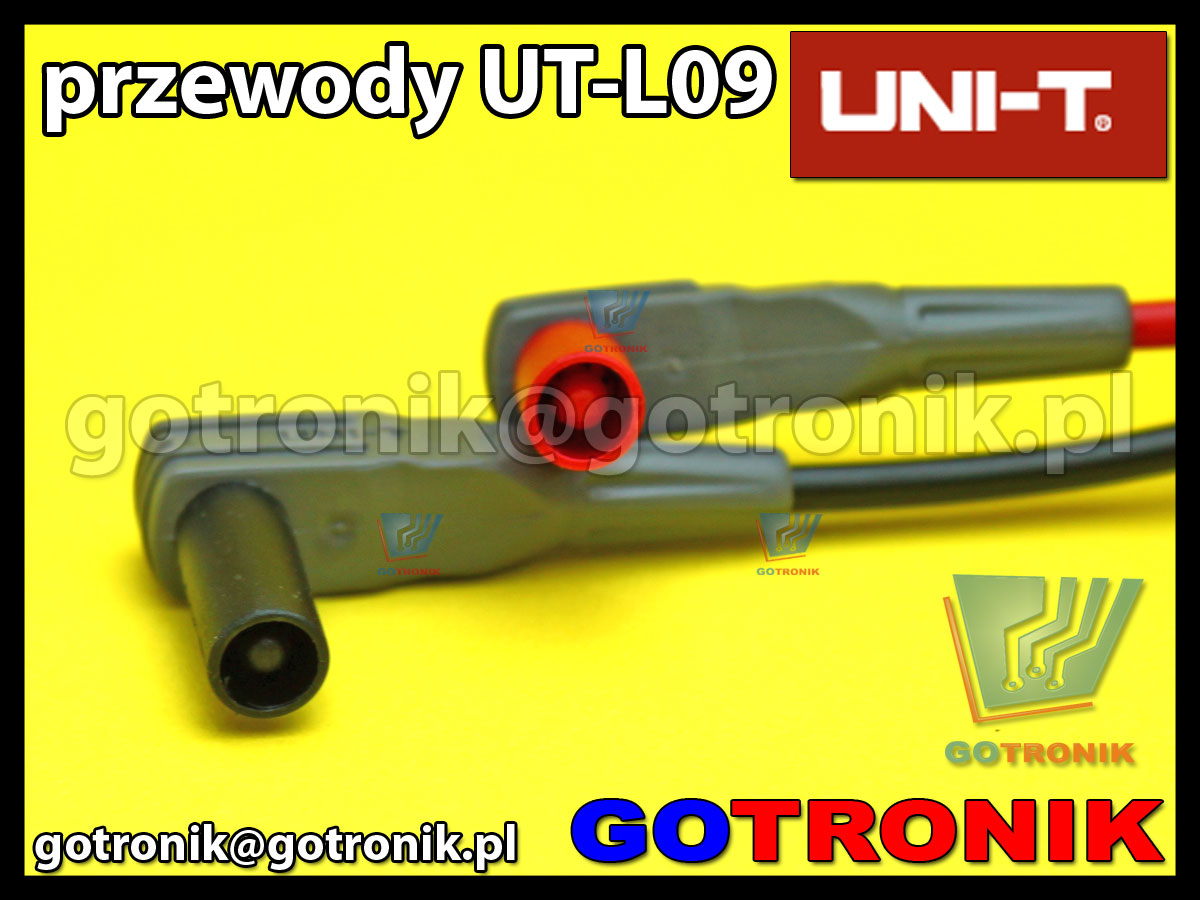 Przewody pomiarowe produkcji UNI-T UT-L09 do miernika