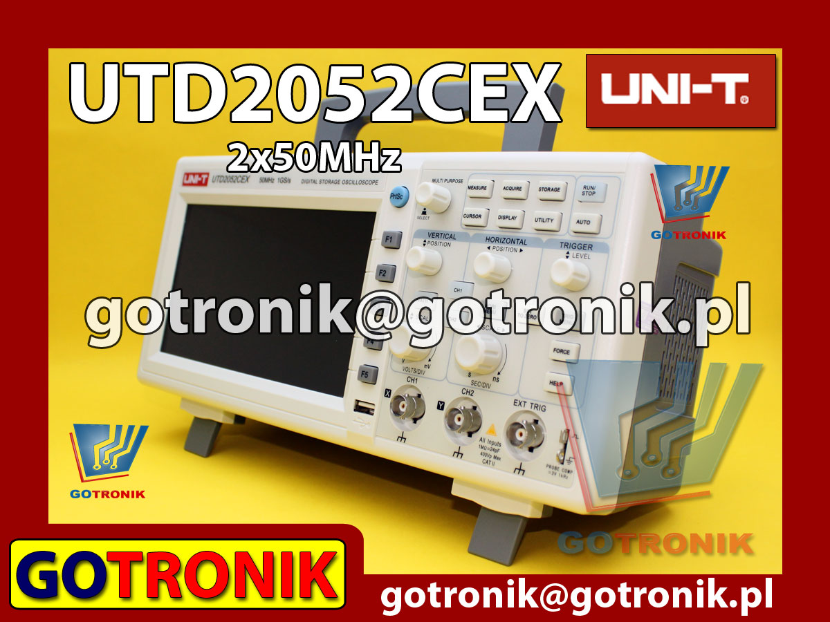 UTD2052CEX oscyloskop cyfrowy produkcji Uni-t