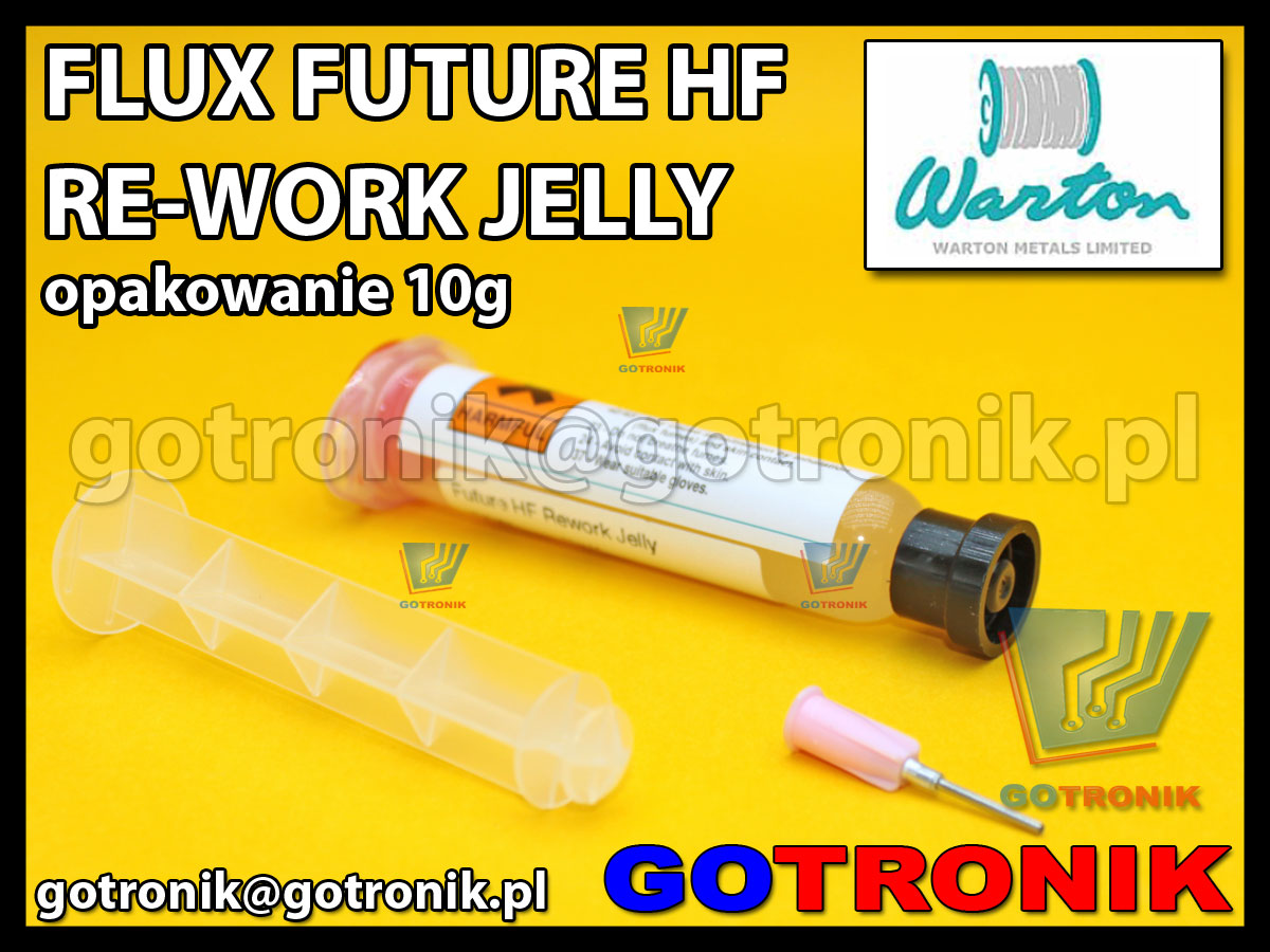 Topnik FLUX FUTURE HF RE-WORK JELLY opakowanie: 30g Topnik FLUX FUTURE HF RE-WORK JELLY opakowanie: 10g