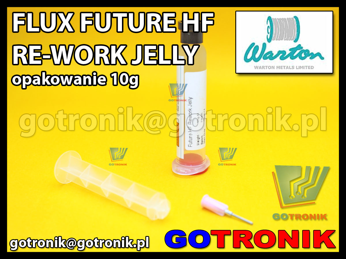 Topnik FLUX FUTURE HF RE-WORK JELLY opakowanie: 30g Topnik FLUX FUTURE HF RE-WORK JELLY opakowanie: 10g