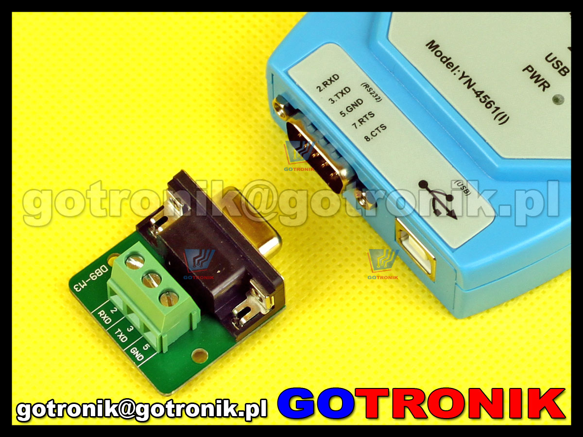 YN-4561 konwerter interfejsów 6w1 USB/485/422/232/TTL yn4561