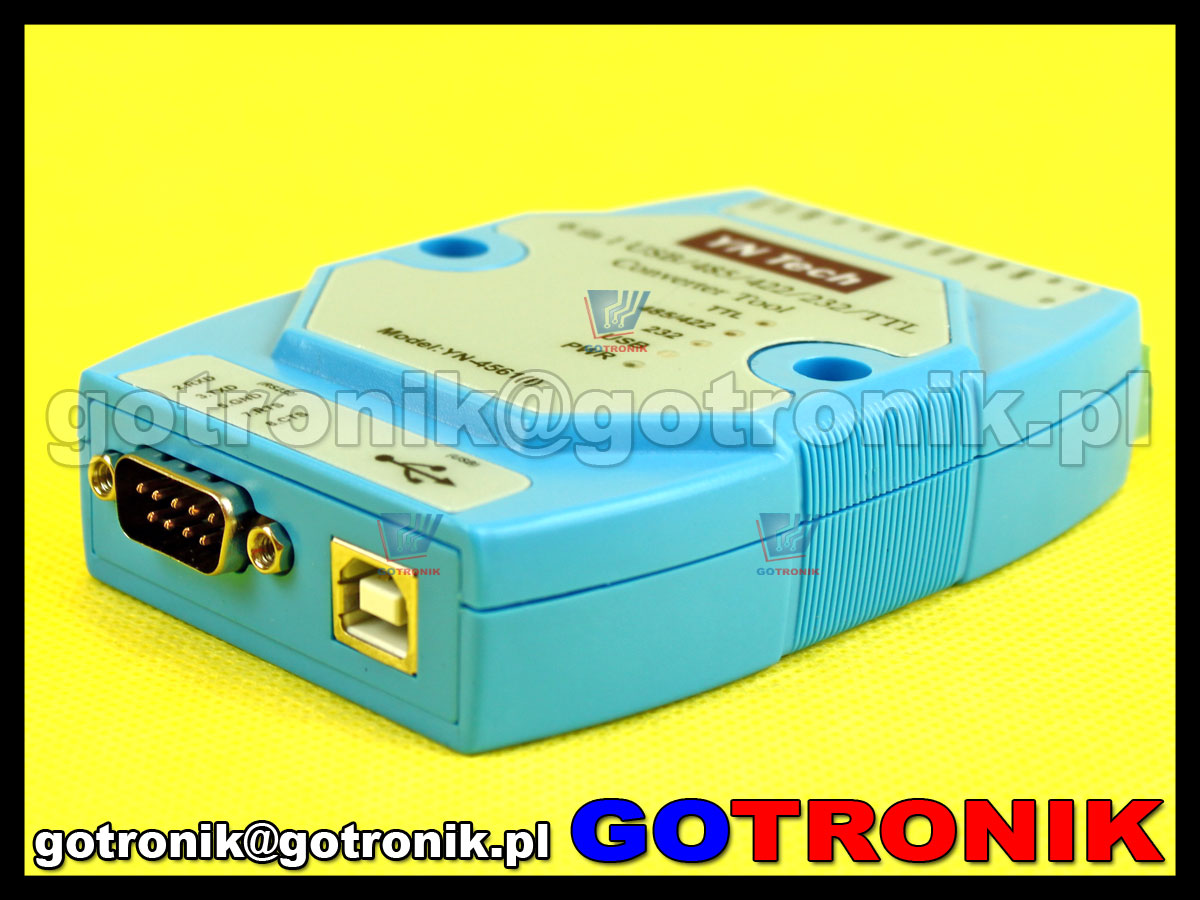 YN-4561 konwerter interfejsów 6w1 USB/485/422/232/TTL yn4561