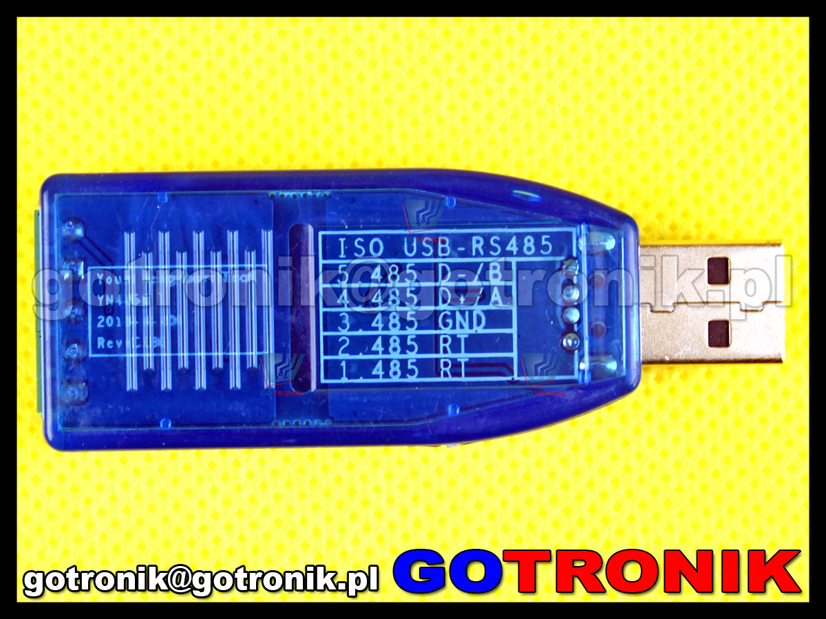 YN-485I konwerter z USB na RS485 z izolacją magnetyczną