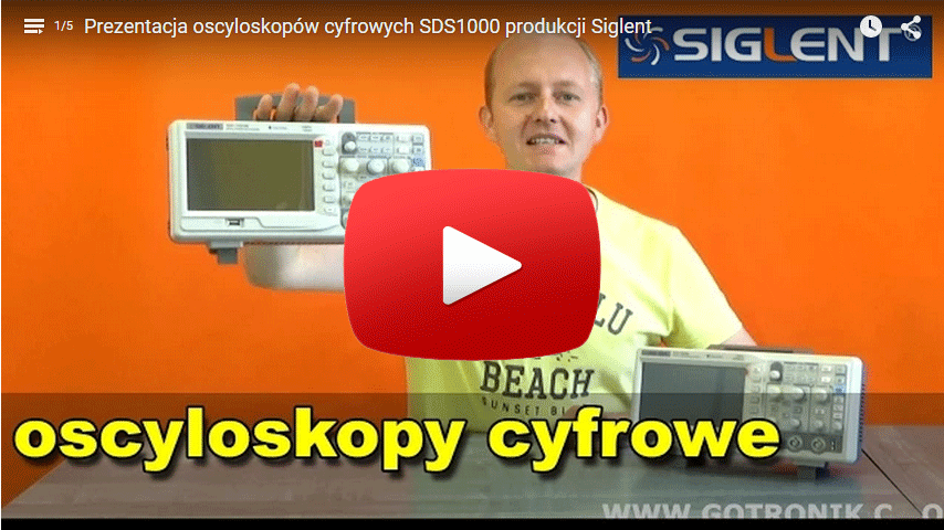 oscyloskopy cyfrowe Siglent SDS1000