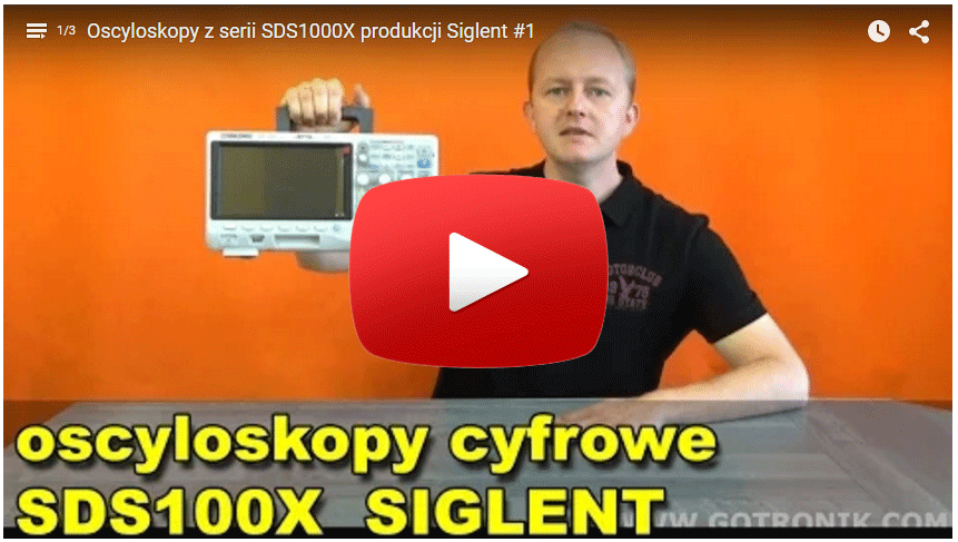 SDS1102X-S oscyloskop cyfrowy Siglent SPO