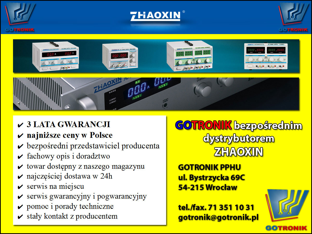 Gotronik dystrybutor ZHAOXIN ZAOXIN