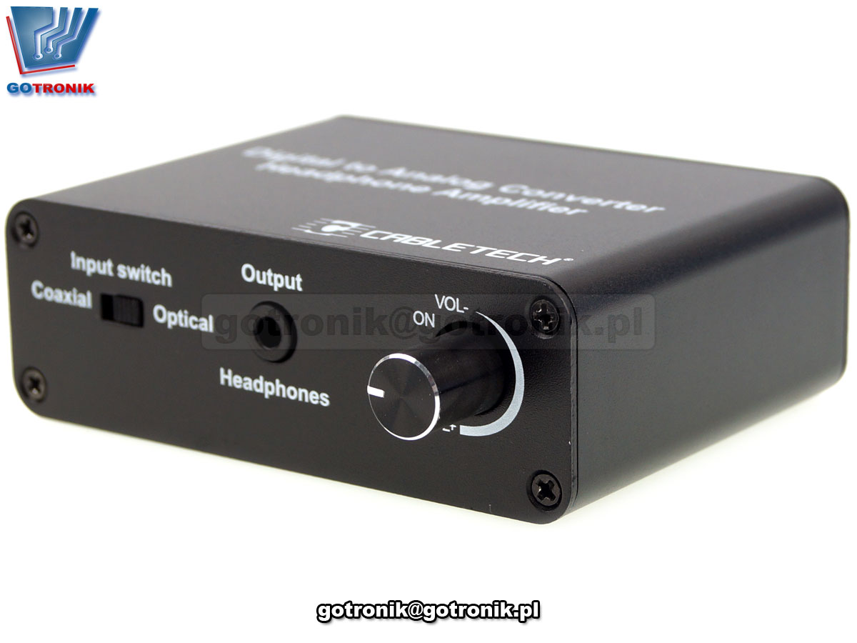 Złącze konwerter sygnału cyfrowego na analogowy z gniazdem słuchawkowym ZLA0857-3